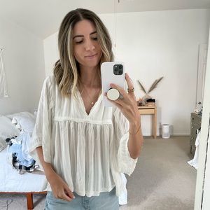 Carly Jean Los Angeles Rocco Flowy Top